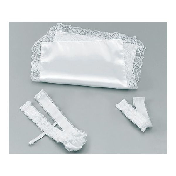 ハクゾウメディカル レミニセット Cセット レースハンカチ・合掌バンド・顎バンドプロテクター付 1セット 3030018（直送品）