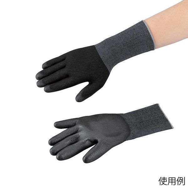 アズワン アズツール黒色耐切創ロング手袋(レベル3・コート無)M 4-5461-03 1袋（直送品）