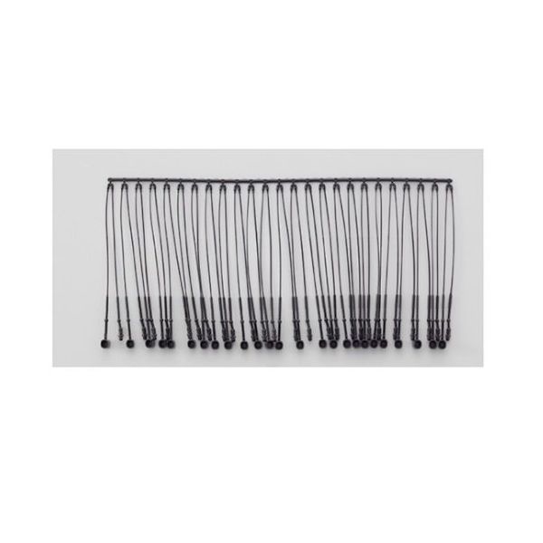 サトーゴーセー まつばロック 黒 61-245-11-2 1セット(1000本) 61-7255-74（直送品）