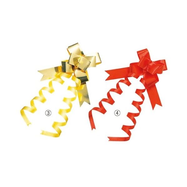 東京リボン エレガンスボウ 13mm幅 レッド 61-274-5-4 1セット(100個) 61-7273-79（直送品）