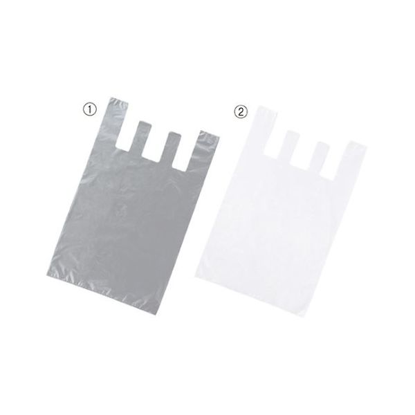 福助工業 特大バッグ シルバー 61-317-5-1 1セット(50枚) 61-7313-04（直送品）