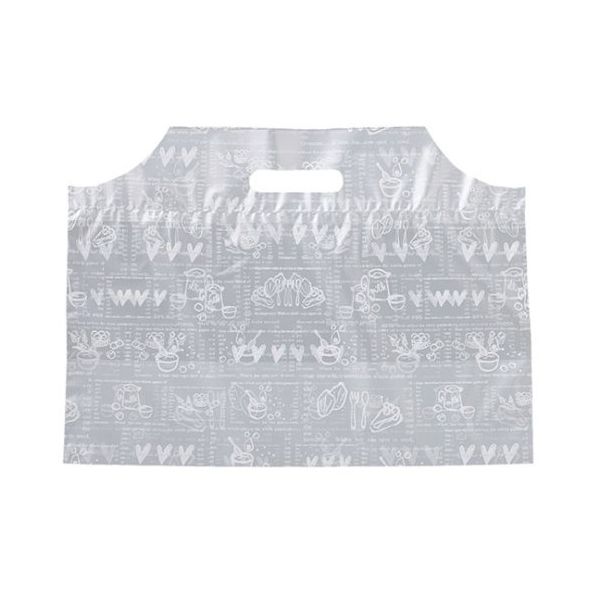 リュウグウ サイドバッグ シフォン 46×30×底マチ16 入数100枚 61-297-14-3 1セット(100枚) 61-7294-31（直送品）