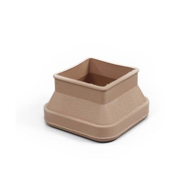 光 フリーサイズゴム脚キャップ(バラ) 角 40~50ミリ用 ベージュ F4-4502 1個 61-7395-26（直送品）