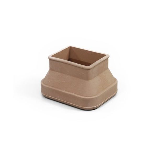 光 フリーサイズゴム脚キャップ(バラ) 長角 ベージュ 30×40~40×52mm用 F43-5402 1個 61-7395-30（直送品）