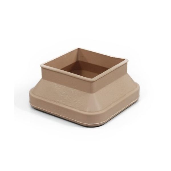 光 フリーサイズゴム脚キャップ(バラ) 角 50~65ミリ用 ベージュ F4-5652 1個 61-7395-28（直送品）