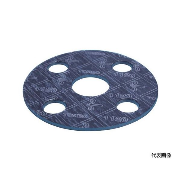 ニチアス ジョイントシートガスケット TOMBO NO.1120 全面 呼び径(A):40 1120-5K-40A-3T-FF 1枚（直送品）