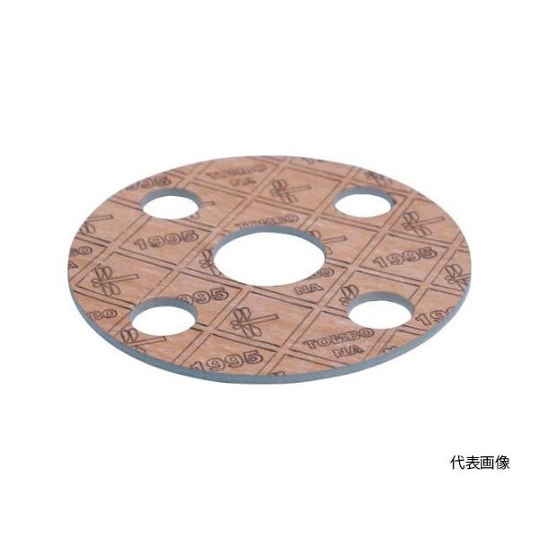ニチアス ジョイントシートガスケット TOMBO NO.1995 全面 呼び径(A):15 1995-10K-15A-1.5T-FF 1枚（直送品）