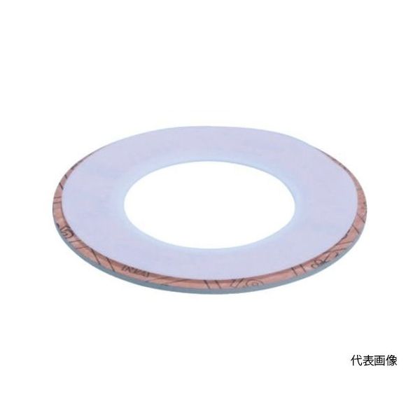 ナフロンPTFEクッションガスケット TOMBO 9010ーAー5 10K40A 9010-A-5-S T2.8X10KX40A RF 1枚（直送品）
