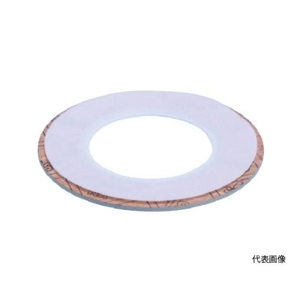 ナフロンPTFEクッションガスケット TOMBO 9010ーAー5 5K 15A 9010-A-5-S T2.8X5KX15A RF 1枚（直送品）