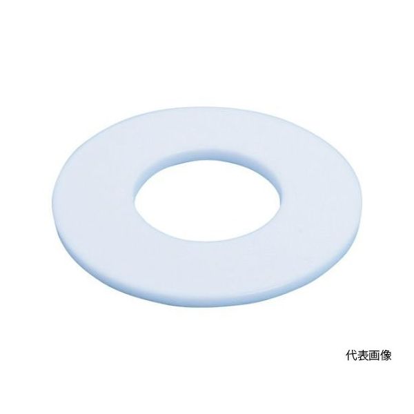 ナフロンPTFE打抜きガスケット”TOMBO NO.9007(内面)” 呼び径(A):15 9007-10K-15A-1.5T-RF 1枚（直送品）