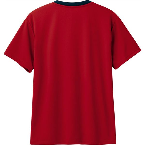 45R　ハイネック　Tシャツ　赤 トムス ドライTシャツ レッド SS 00300-ACT-010-SS 1セット(5枚