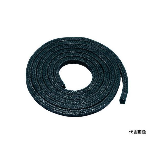 ニチアス TOMBO No.9039 炭素繊維パッキン □4.8mm×3m NO.9039-4.8 1巻 63-9621-74（直送品）