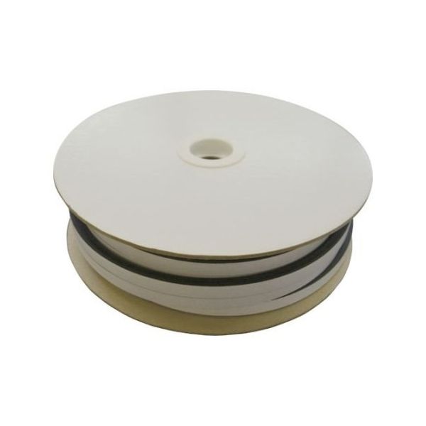 光 D型スポンジドラム巻粘着付 1巻(15×10mm×25m) KSD1-25TW 1巻 64-4792-37（直送品）