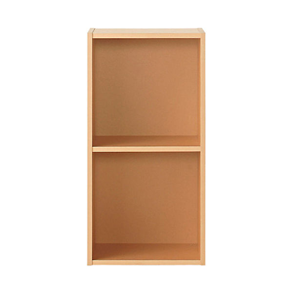 無印良品 パルプボードボックス タテヨコA4サイズ 2段 ベージュ （2段）37.5×29×73cm 1セット（3台） 良品計画