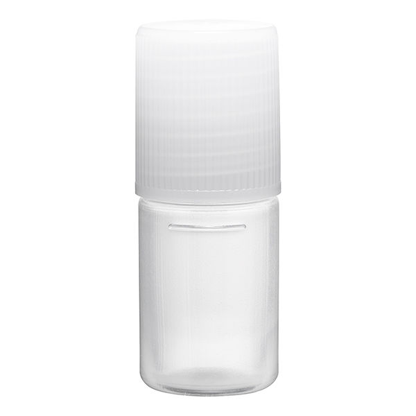 金鵄製作所 ソフト点眼瓶 5mL点眼容器 本体色:透明 キャップ色:白