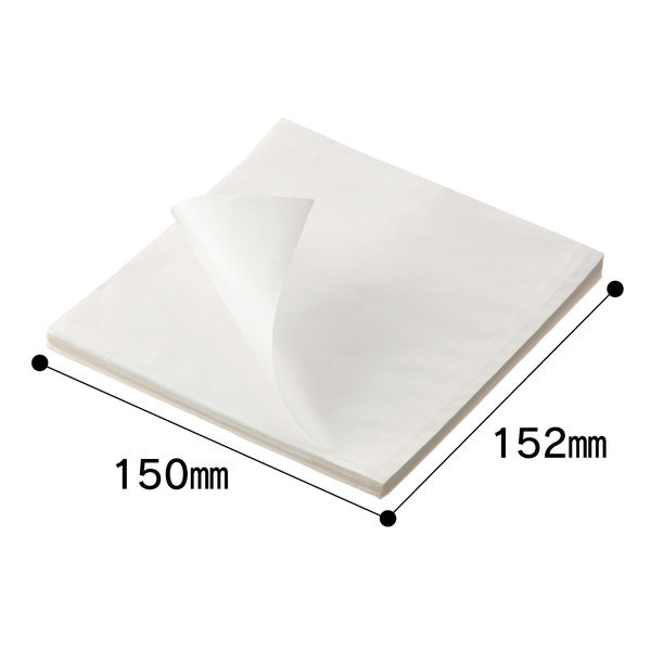 バーガー袋 No.15 150mm x 150mm 4000枚入 4000枚】バーガー袋 No.15 無地 （150×152） 福助工業 業務用