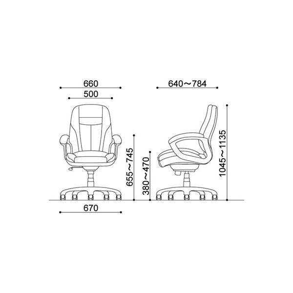 イトーキ　カテドラ　オフィスチェア　ハイバック　革張り　肘付　ネイビー　YR5H-NB-EL　1脚　（直送品）