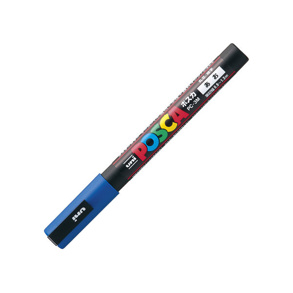 ポスカ 細字 青 PC3M.33 水性マーカー 三菱鉛筆（uni） - アスクル