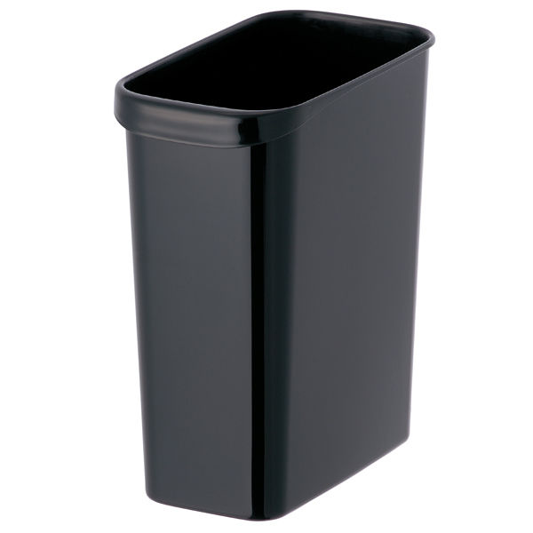 リス くず入れ 角型 8L ゴミ箱 ブラック 1セット（5個）（10Lゴミ袋