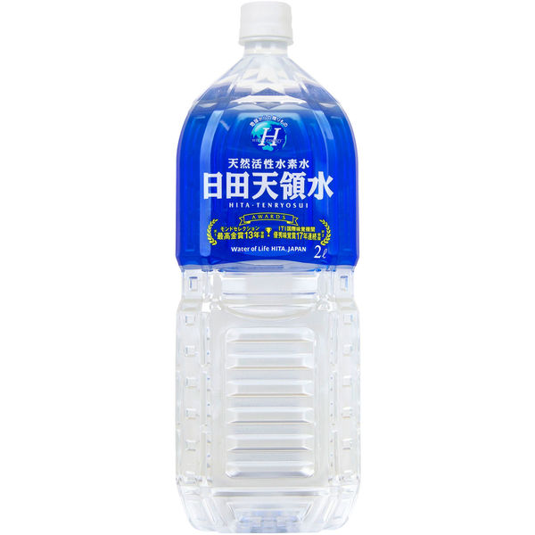 ｟新品未開封｠ 天日ノ塩 【2kg 】×2袋 天日ノ水 【2l×6本】×2箱 送料無料 日田天領水 2L 1箱（10本入） - アスクル