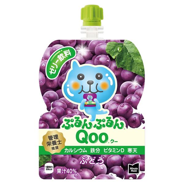 コカ・コーラ ミニッツメイドQoo ぷるんぷるんQoo ぶどう味 1箱（30個入） - アスクル