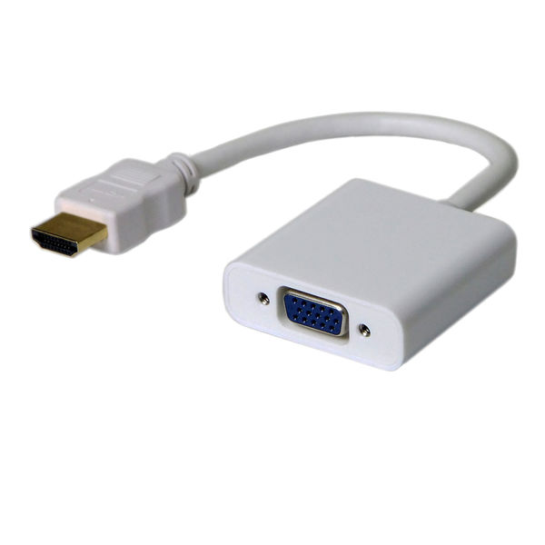 Vodaview 変換アダプタ HDMI[オス]→VGA（D-sub15ピン）[メス