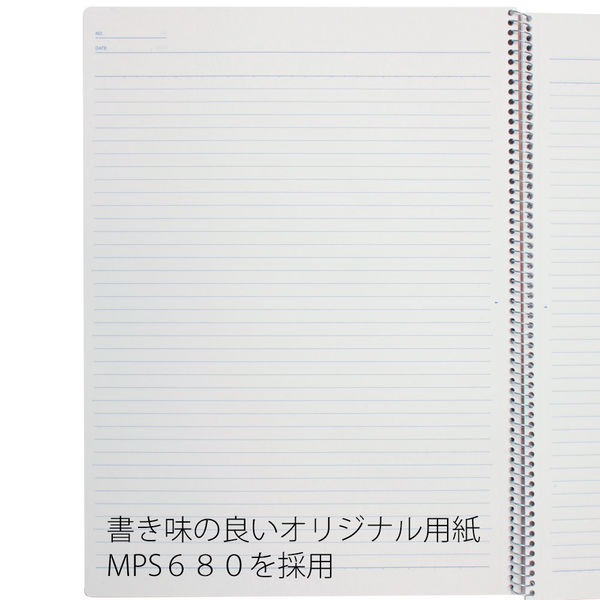 マルマン ノート B5 スパイラルノート 6.5mm横罫 40枚 10冊入 N236