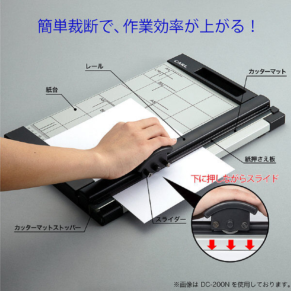 カール事務器 裁断機 ディスクカッター DC-2A3N A3サイズ - アスクル