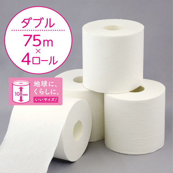 トイレットペーパー 日本製紙クレシア スコッティ フラワー