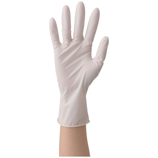 ファーストレイト ニトリル手袋 ホワイト 粉なし M 白 グローブ