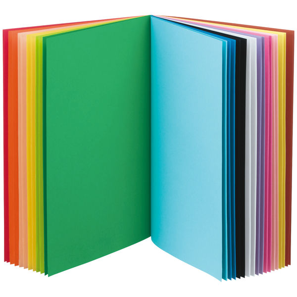 ハピラ 色画用紙 15色アソート B4 IG15B4 - アスクル