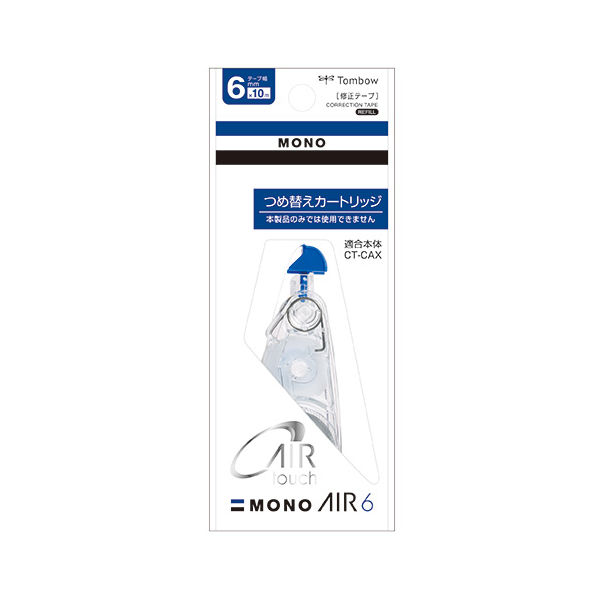 トンボ鉛筆 修正テープカートリッジモノエアー6 CT-CAR6 1セット