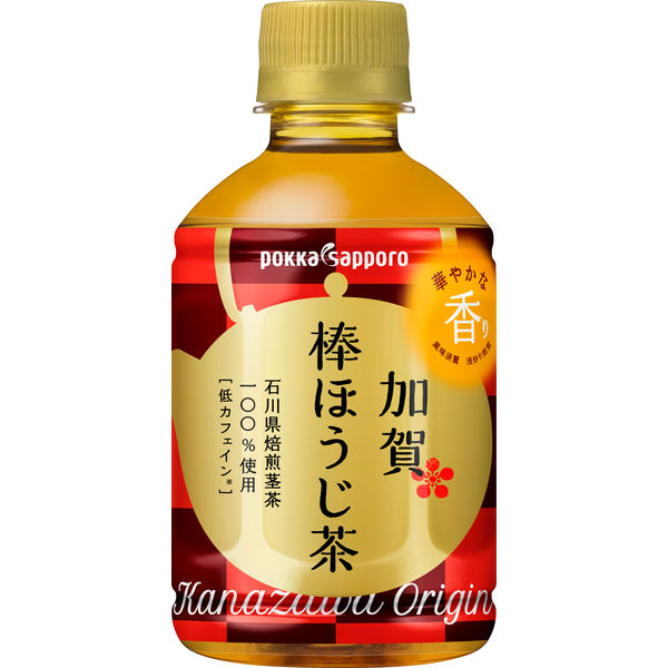 ポッカサッポロ 加賀棒ほうじ茶 275ml 1セット（6本） - アスクル