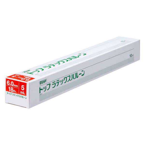 トップ ラテックスバルーン （18Fr.／レッド／バルーン内容量5mL