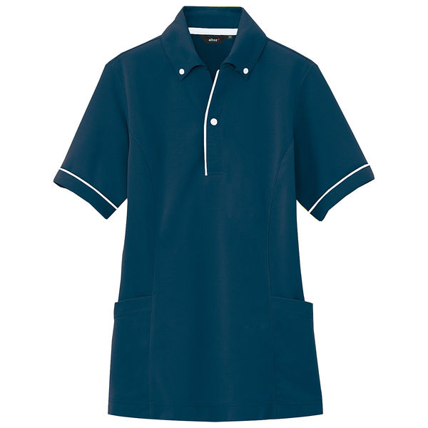 AITOZ（アイトス） サイドポケット半袖ポロシャツ 介護ユニフォーム 