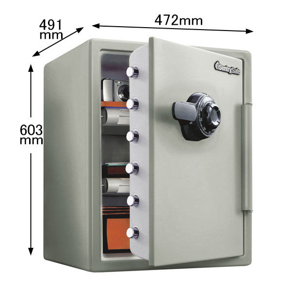 設置込】セントリー ダイヤル式耐火金庫 （1時間耐火） 56.6L ...