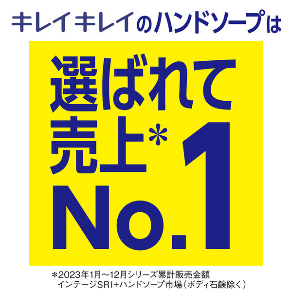 キレイキレイ薬用泡ハンドソープ 本体550mL シトラスフルーティ 1セット（3個）【泡タイプ】ライオン アスクル