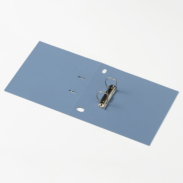 セキセイ ロックリングファイル D型2穴 A4タテ 背幅67mm ブルー F-552