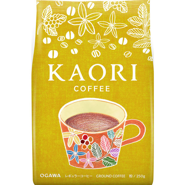 コーヒー粉】 小川珈琲 カオリコーヒー 1セット（250g×3袋