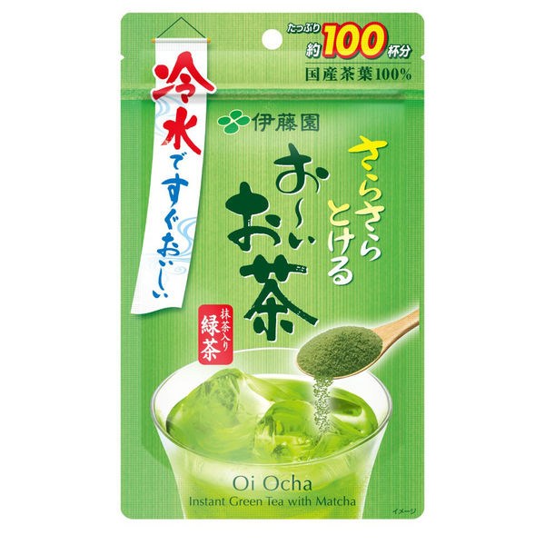 水出し可】伊藤園 おーいお茶 抹茶入り緑茶 粉末 1セット（80g×3袋） お茶 顆粒 - アスクル