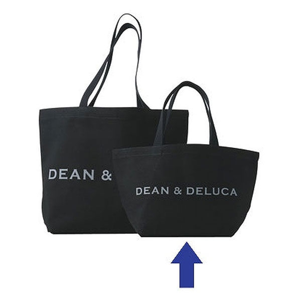 DEAN&DELUCA（ディーンアンドデルーカ）　トートバッグ　ブラック　Sサイズ　1個