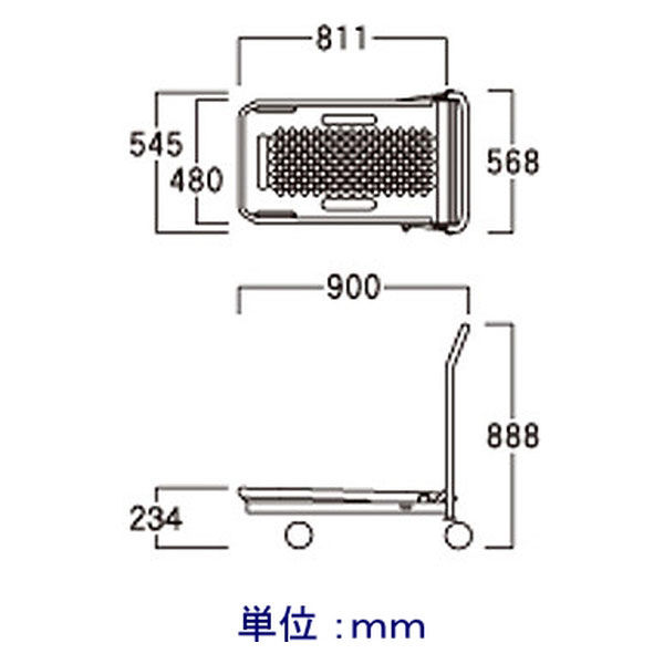 河淳 ネスティングハンドカー 50SFH 200kg荷重 BK323 （直送品