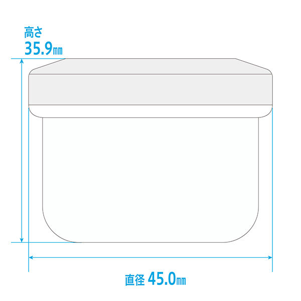 金鵄製作所 アルファ軟膏壺(軟膏ツボ)増量型軟膏容器 36mL 金鵄製作所 アルファ軟膏壺(軟膏ツボ)増量型軟膏容器 36mL