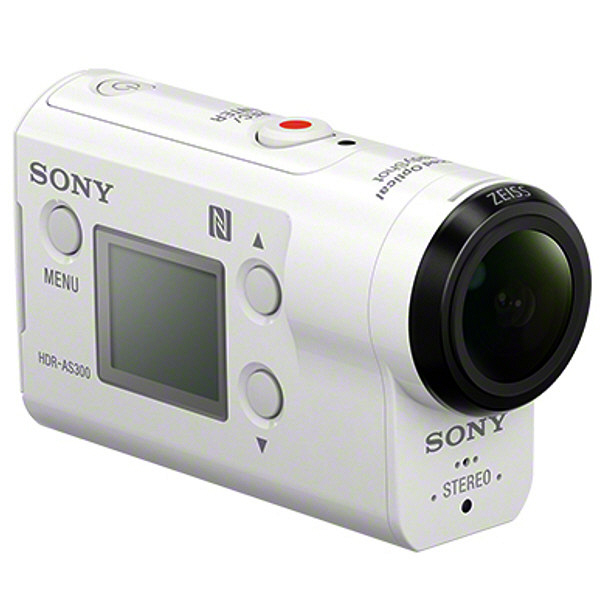 ソニー　アクションカメラ　フルハイビジョン　HDR-AS300　ホワイト　アクションカム　防水　防塵　耐衝撃性