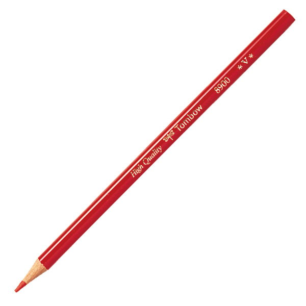 【新品】（まとめ） トンボ鉛筆 赤鉛筆 8900-V 朱 12本入 【×5セット】