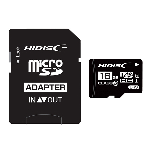 ハイディスク データ復旧microSDカード 16GB HDMCSDH16GCL10DS - アスクル