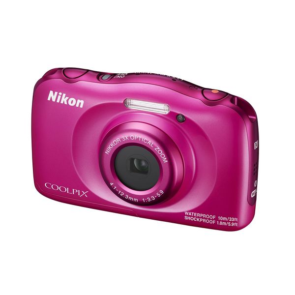 ニコン デジカメ COOLPIX W100 PK ピンク クールピクス 1317万画素 光学3倍 防塵6級 防水8級 耐衝撃 Wi-Fi対応