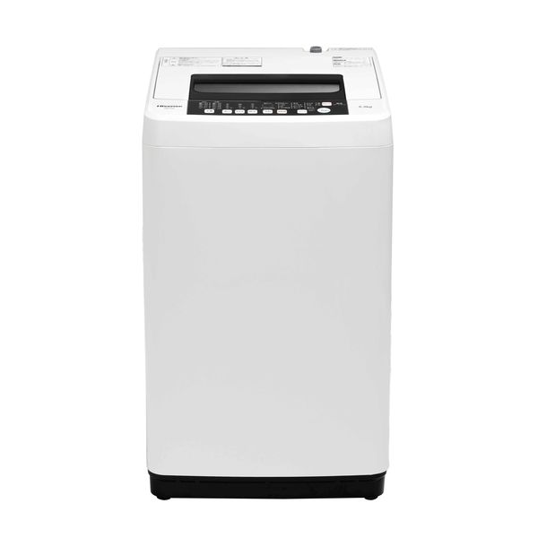 Hisense （ハイセンス） 全自動洗濯機 5.5kg 白 HW-T55A - アスクル