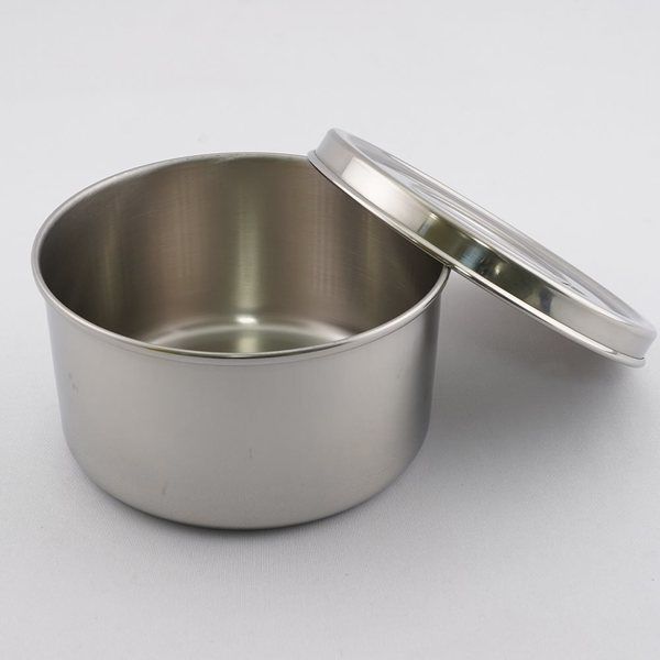 赤川器物製作所 ツマミ付き ステンレス丸型ポット 0.75L 1個 1