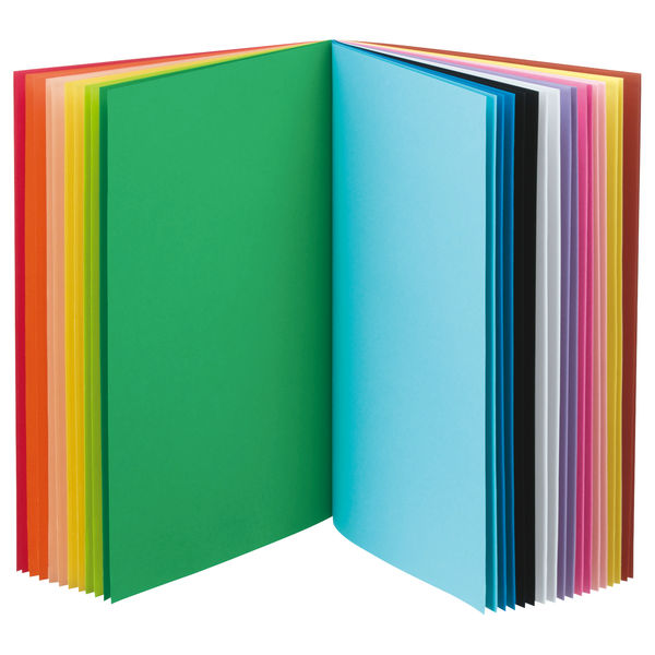 ハピラ 色画用紙 15色アソート A4 IG15A4 - アスクル